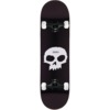 Zero Skateboards Single Skull Black / White Complete Skateboard - 7.75" x 31.1"