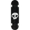 Zero Skateboards Single Skull Black / White Complete Skateboard - 8" x 32"