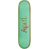 April Skateboards OG Logo Retro Teal Skateboard Deck - 8.75" x 32.3"