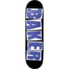 Baker Skateboards Sammy Baca Brand Name Black / Veneer Skateboard Deck - 8.25" x 31.875"