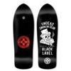 Black Label Skateboards Undead Smokin Club Riky Black Dip Old School Skateboard Deck - 10.2" x 31.5"