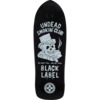 Black Label Skateboards Undead Smokin Club Riky Black Dip Old School Skateboard Deck - 10.2" x 31.5"