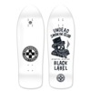 Black Label Skateboards Undead Smokin Club Riky White Dip Old School Skateboard Deck - 10.2" x 31.5"