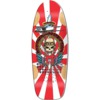 Bulldog Skateboards Tail Gunner White Formica Old School Skateboard Deck - 11.87" x 33"