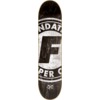 Foundation Skateboards Super Co Black Skateboard Deck - 8.25" x 32"