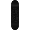 Krooked Skateboards Eyes Black Skateboard Deck - 8.5" x 31.85"