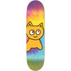 Meow Skateboards Big Cat Tie-Dye Skateboard Deck - 7" x 28.25"