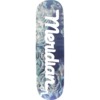 Meridian Skateboards Unknown Sea Script Cyan Skateboard Deck - 8.12" x 31.8"