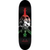 Powell Peralta Skull & Sword Black / Green / Red Skateboard Deck - 8.25" x 31.95"