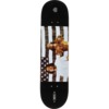 Primitive Skateboarding Stripes Black Skateboard Deck - 8.12" x 31.75"