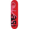 Quasi Skateboards Lowercase Red Skateboard Deck - 8" x 32.375"