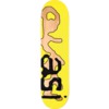 Quasi Skateboards Lowercase Yellow Skateboard Deck - 8.37" x 31.75"