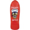 Suicidal Skates Punk Skull Red Flake Old School Skateboard Deck - 10.12" x 30.82"