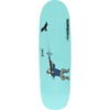 The Heated Wheel Skateboards Sportsman Light Blue Skateboard Deck - 9" x 32"