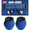 Shortys Skateboards Cones Blue Skateboard Bushings - 2 Pair with Washers - 88a