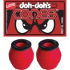 Shortys Skateboards Cones Red Skateboard Bushings - 2 Pair with Washers - 95a