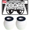 Shortys Skateboards Cones White Skateboard Bushings - 2 Pair with Washers - 98a