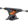 Seismic Skate Systems 130mm Aeon 45 Degree Flat Black Skateboard Reverse Kingpin Trucks