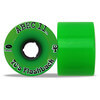 ABEC 11 70's Flashbacks Lime Skateboard Wheels - 70mm 78a (Set of 4)