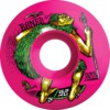 Bones Wheels 100's OG V4 Neonderthal Pink Skateboard Wheels - 52mm 100a (Set of 4)