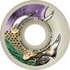 Bones Wheels Gabriel Fortunato XF V6 Dino-Sortas Natural Skateboard Wheels - 54mm 99a (Set of 4)