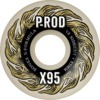 Bones Wheels Paul Rodriguez XF V5 Natural Skateboard Wheels - 53mm 95a (Set of 4)