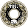 Bones Wheels Paul Rodriguez XF V5 Natural Skateboard Wheels - 54mm 95a (Set of 4)