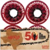 Cadillac Wheels Texas Chainsaw Massacre Red Skateboard Wheels - 56mm 78a (Set of 4)