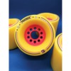 88 Wheel Co Maverick Yellow / Pink Skateboard Wheels - 80mm 76a (Set of 4)