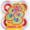 88 Wheel Co Viper Pro Freeride White Skateboard Wheels - 70mm 74a (Set of 4)