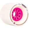 88 Wheel Co Thompson Maverick White / Pink Skateboard Wheels - 80mm 74a (Set of 4)