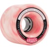 Hawgs Wheels Fattie Pink / White Skateboard Wheels - 63mm 78a (Set of 4)