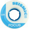 Seismic Skate Systems Focus White / Blue Skateboard Wheels - 55mm 97a (Set of 4)