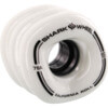 Shark Wheels California Roll White Skateboard Wheels - 60mm 78a (Set of 4)