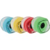 Shark Wheels Firefly Clear with Blue / Red / Green / Yellow Lights Skateboard Wheels - 70mm 78a (Set of 4)