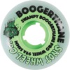 Snot Wheel Co. Swampy Gator Boogerthane Glow / Green Skateboard Wheels - 54mm 99a (Set of 4)