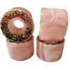 Toxic Skateboard Wheels All-Terrain Pink / White Swirl Skateboard Wheels - 59mm 80a (Set of 4)