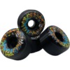 Toxic Skateboard Wheels Team Solid Black Skateboard Wheels - 58mm 102a (Set of 4)