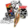 Baker Skateboards 10 Pack All My Homies Assorted Sticker Pack