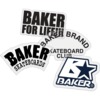 Baker Skateboards 12 Pack Club Assorted Sticker Pack