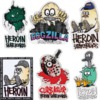 Heroin Skateboards 12 Pack Assorted Eggzilla Skate Sticker