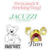 Jacuzzi Unlimited Skateboards 10 Pack Free Will Assorted Skate Stickers