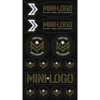 Mini Logo Skateboards 10 Pack Assorted Skate Sticker