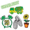 Shake Junt 12 Pack Assorted Slippers Sticker Pack