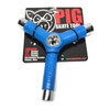 Pig Wheels Neon Blue Multi-Purpose Skate Tool