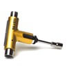 Silver Skate Trucks Gold Metallic Multi-Purpose Skate Tool