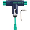 Silver Skate Trucks Blue / Green Multi-Purpose Skate Tool