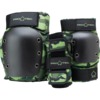 ProTec Skateboard Pads Adult 3 Pack Open Back Camo Knee, Elbow, & Wrist Pad Set - Small