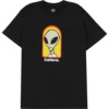 Alien Workshop Skateboards Believe Black / Yellow / Red Men's Short Sleeve T-Shirt - Medium