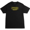 Baker Skateboards Brand Logo Black / Yellow Men's Short Sleeve T-Shirt - Small